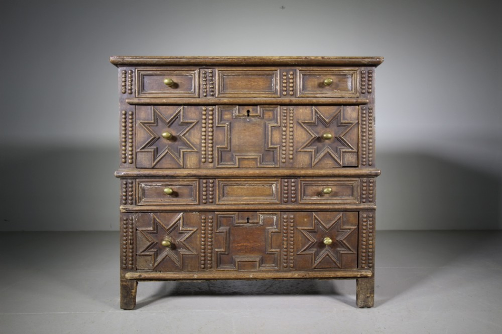 Wonderful 17th Century Irish Antique Chest of Drawers