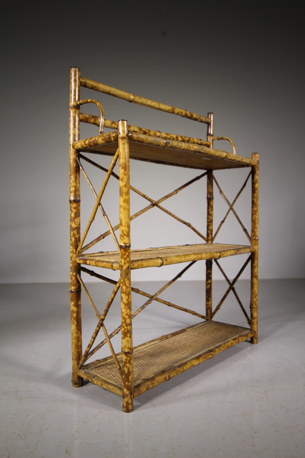 19th Century English Antique Bamboo Wall Shelves