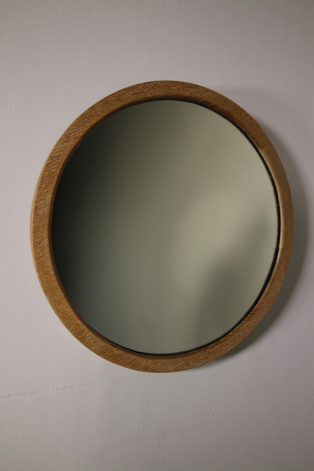 1920's Heals of London Oak Wall Mirror