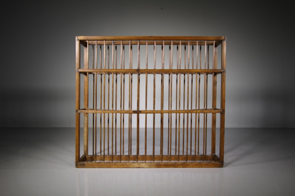 English Regency antique Pine Plate Rack