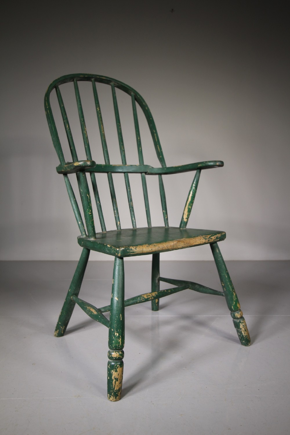 West Country 19th Century Antique Windsor Chair in Old Paint