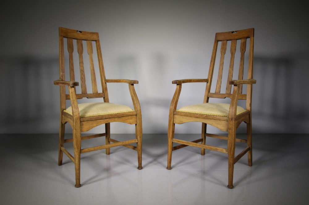 Pair of E.A Taylor Antique Chairs by Wylie & Lockhead