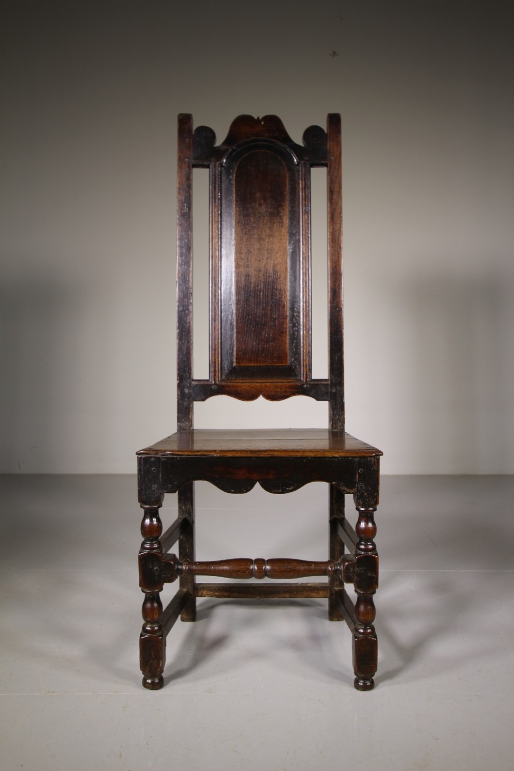 Early 18th Century Antique Period Oak Side Chair