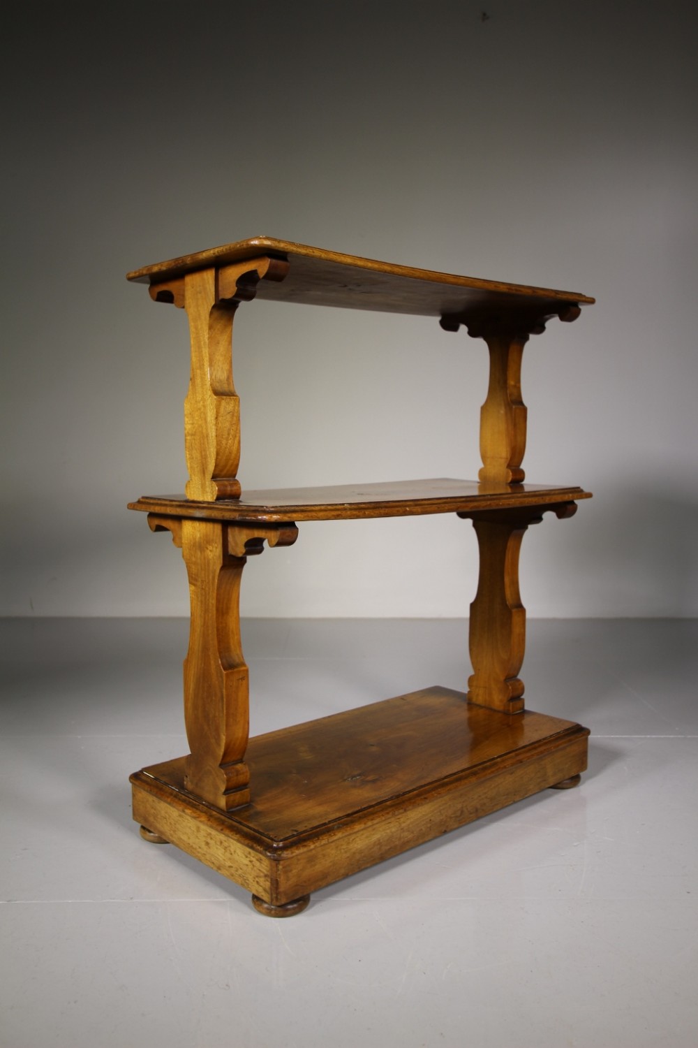 English 19th Century Antique Half Size Dub Waiter 