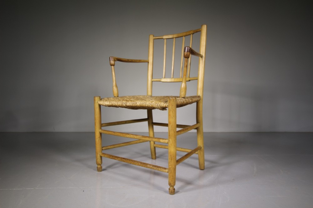 English 19th Century Antique Country Armchair