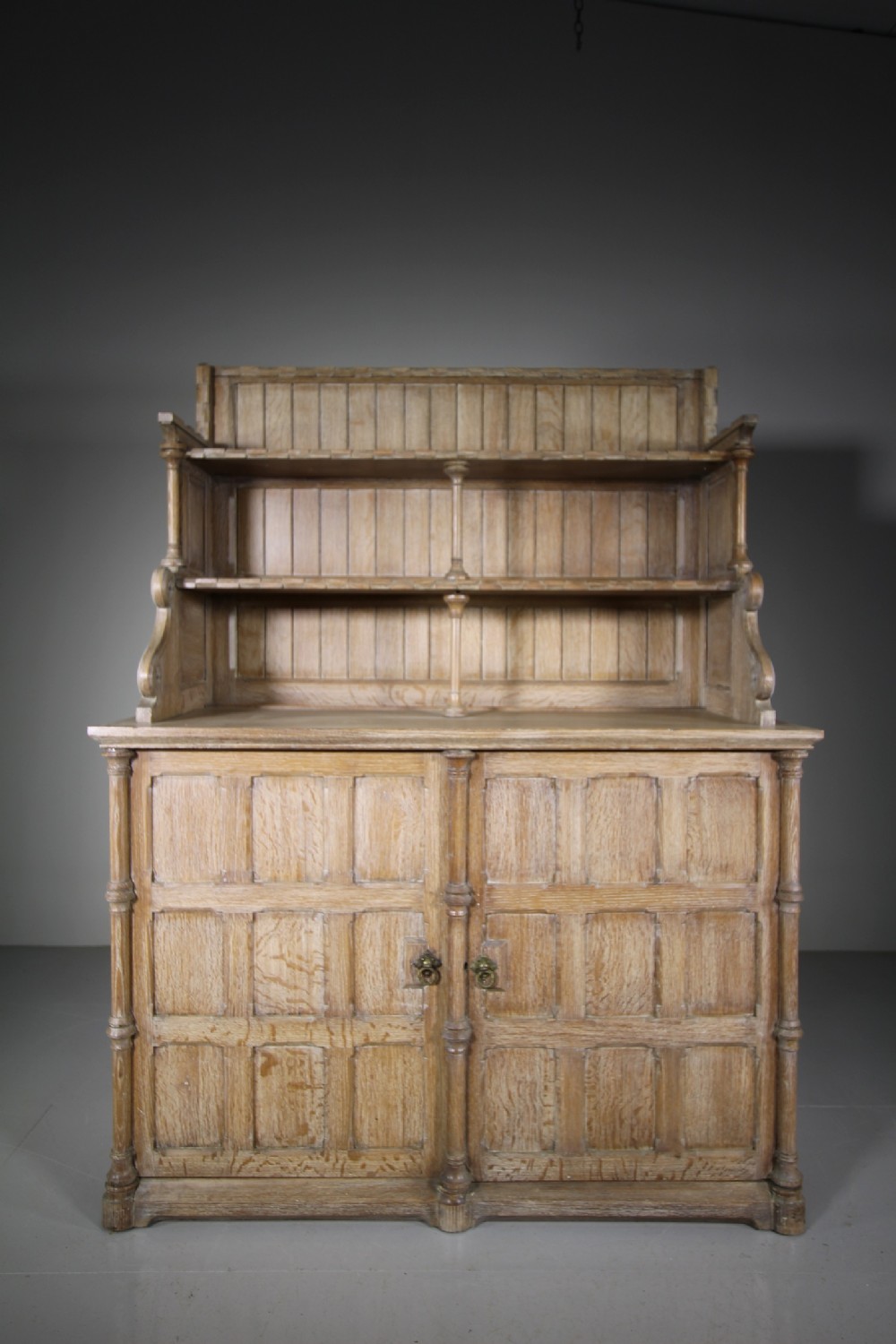 Rare 19th Century Antique Oak Chiffonier by Henry Woodyer