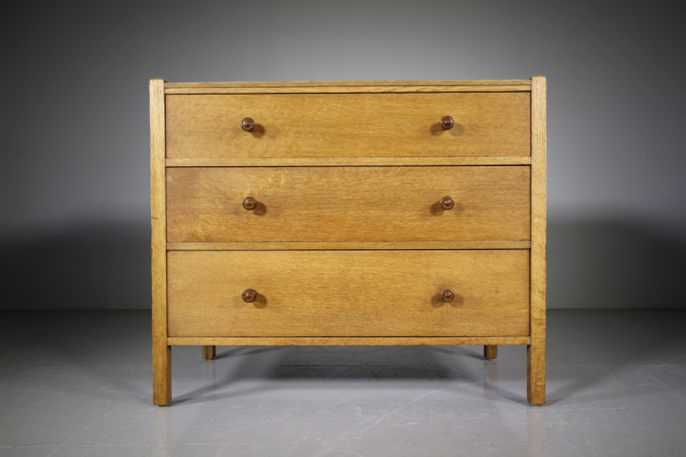 Heals Letchworth Antique Oak Chest of Drawers
