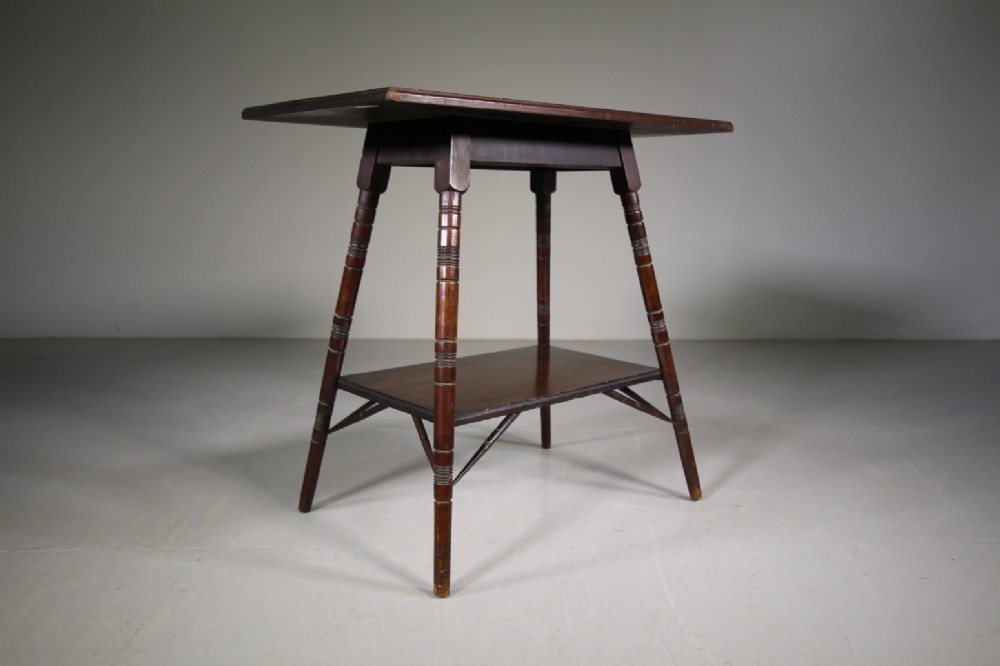 Unusual Godwin Style Antique Side Table