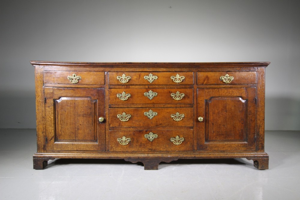 18th Century Yorkshire Atique Oak Dresser Base