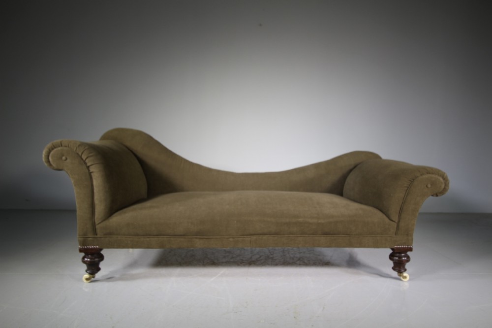English Quality 19th Century Antique Upholstered Sofa