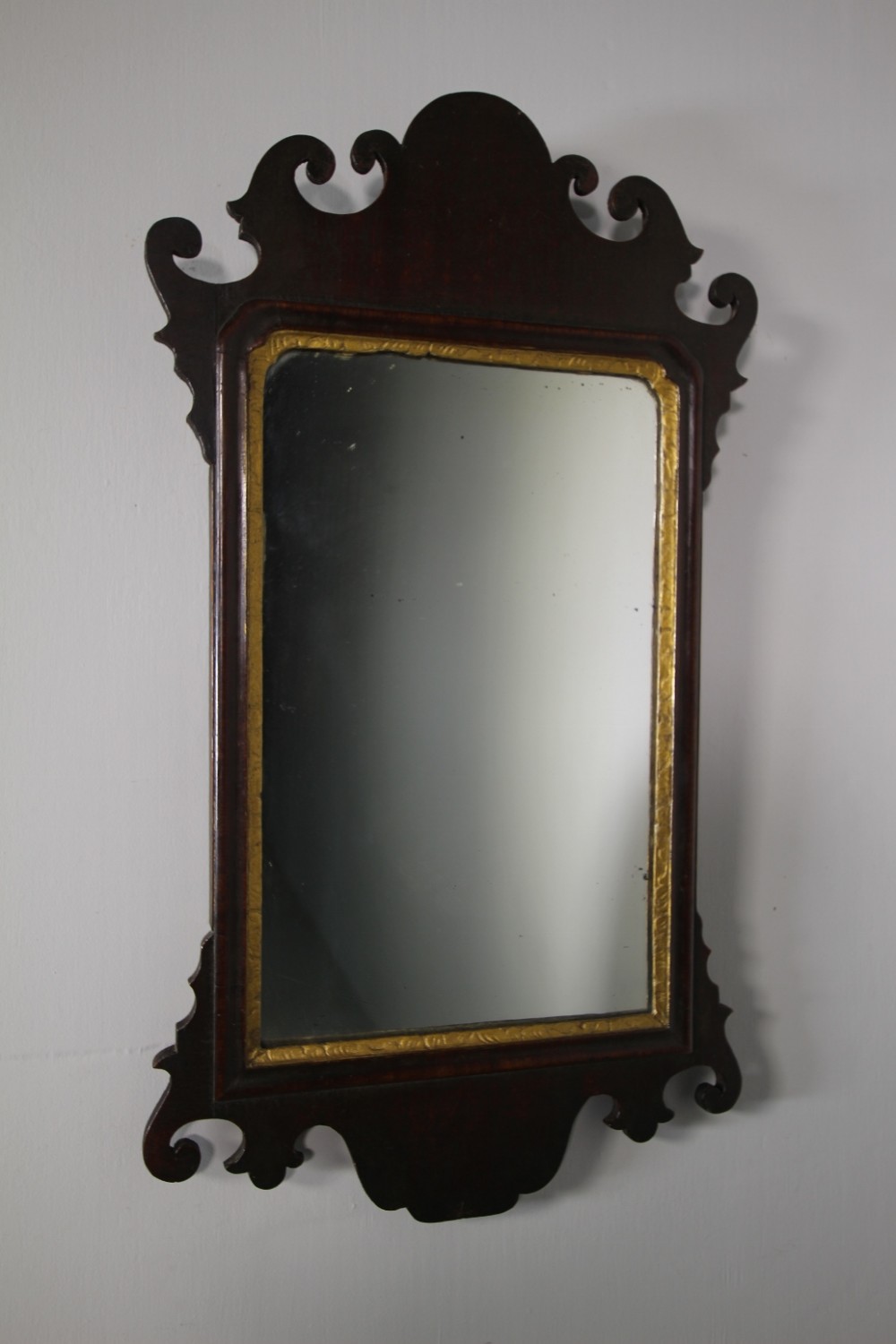 English 18th Century Antique Wall Mirror