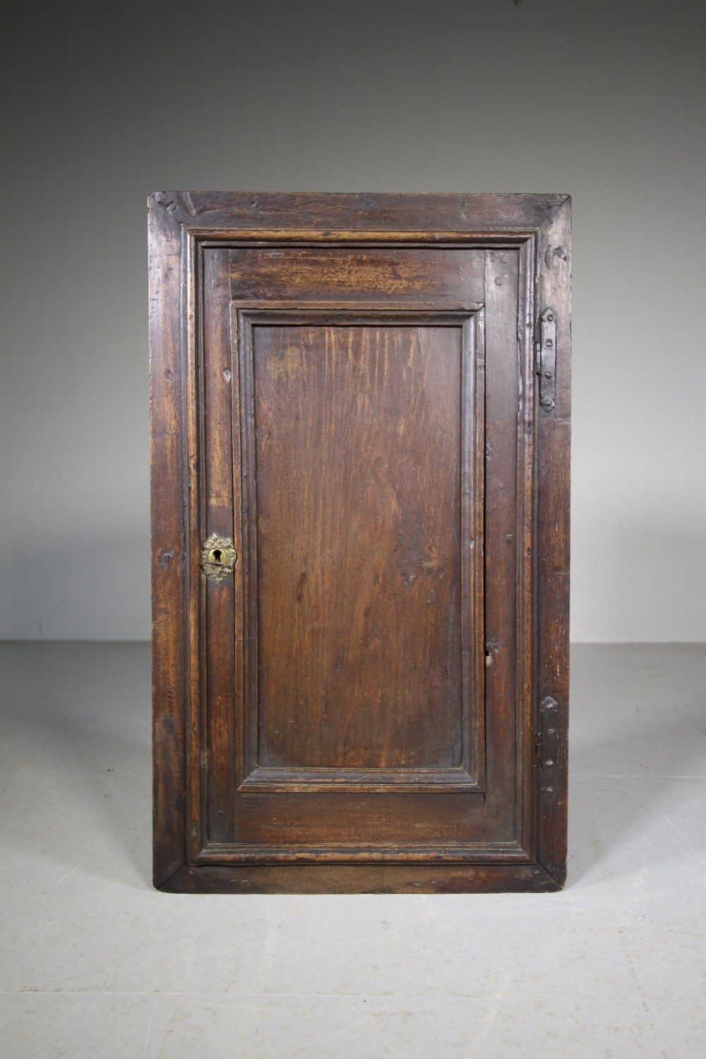 English 18th Century Antique Walnut Corner Cupboard