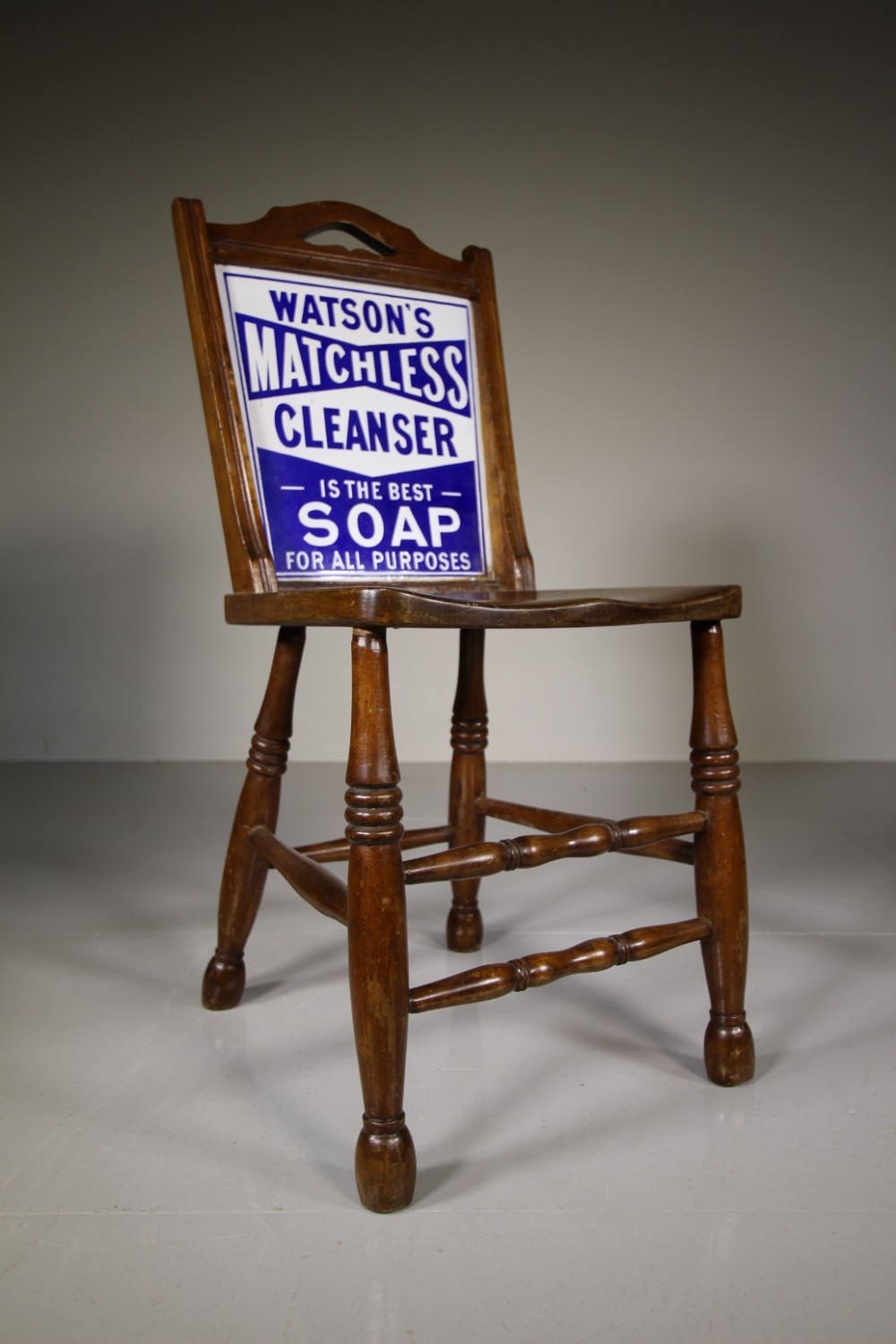 Rare Scottish 19th Century Advertising Antique Chair