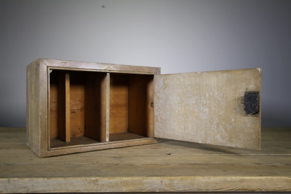 Georgian Antique Wall Cupboard in Original Paint