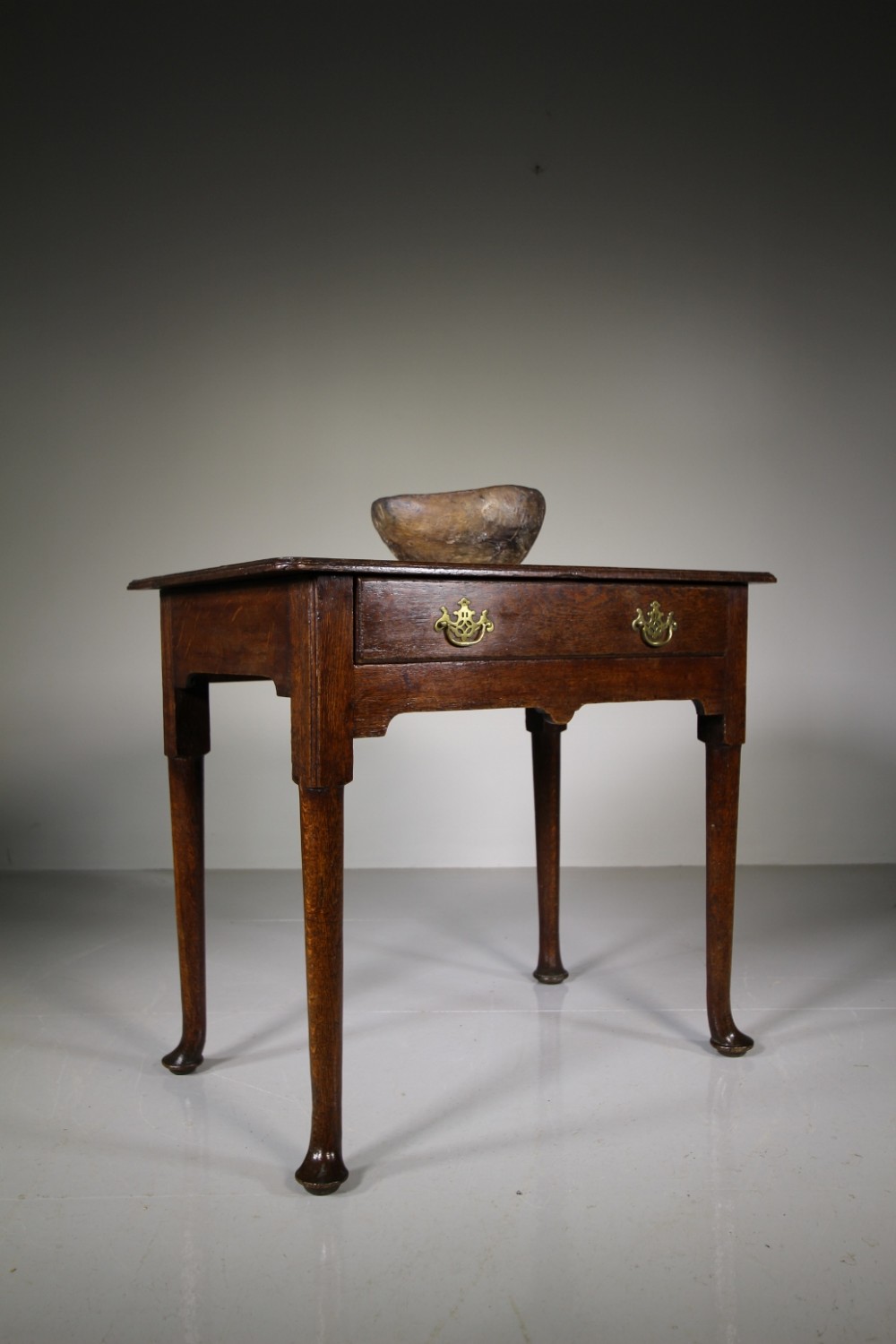 English 18th Century Antique Oak Low Boy Table