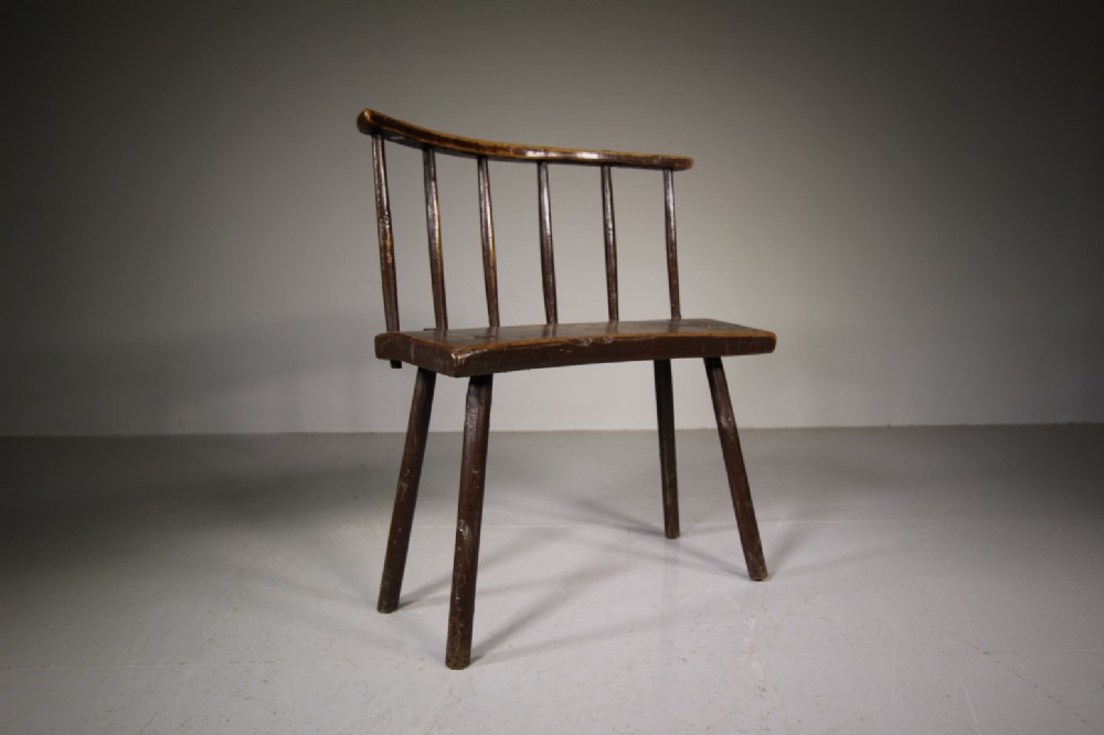 18th Century Welsh Antique Primitive Stick Chair