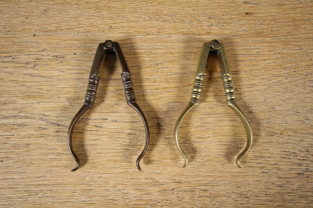 Pair of Georgian Antique Brass Nutcrackers