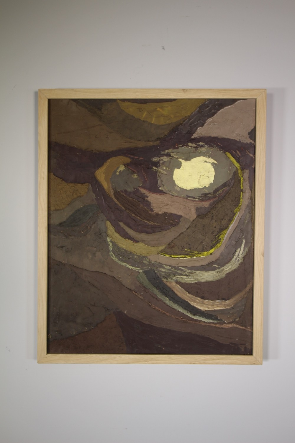 English 1960’s Abstract Oil Painting
