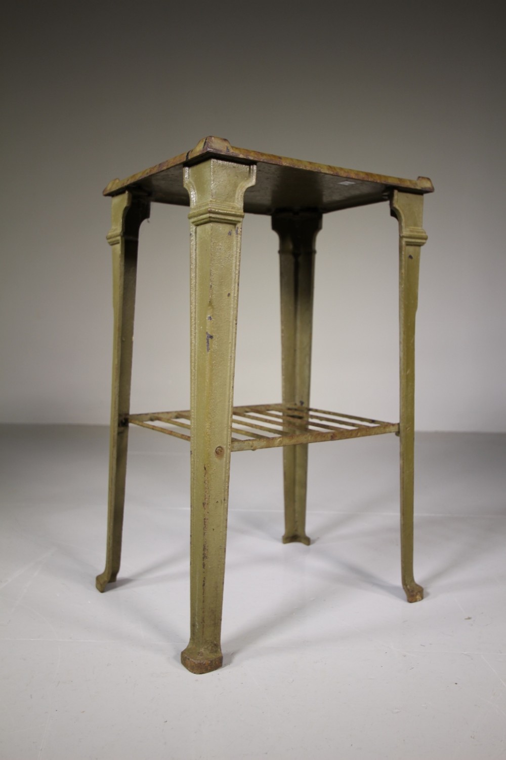 English 19th Century Antique Cast Iron Side Table