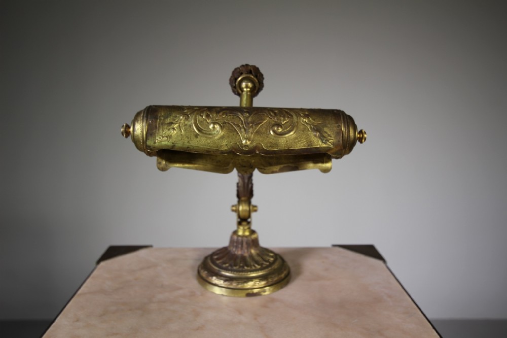 Quality Gilt Bronze Antique Desk Lamp