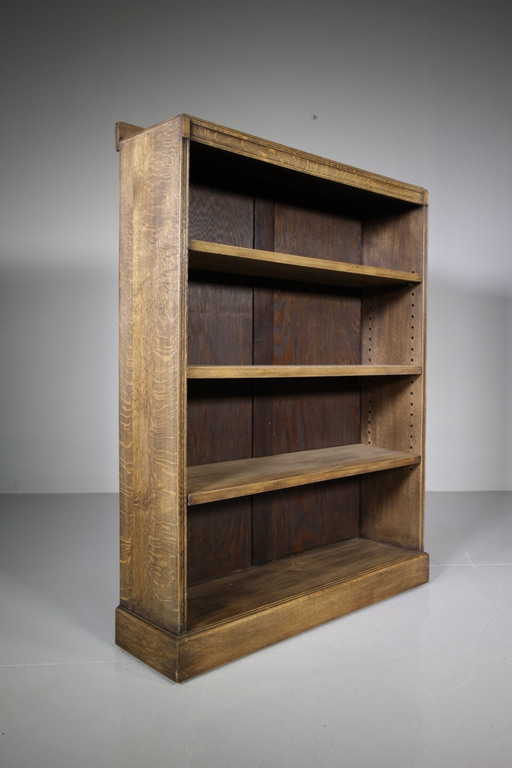 Heals 1930’s Oak Open Bookcase- Labelled