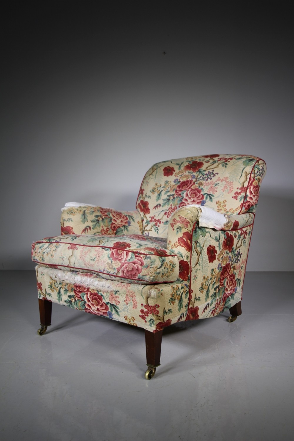 19th Century Antique Howard & Sons Bridgewater Armchair