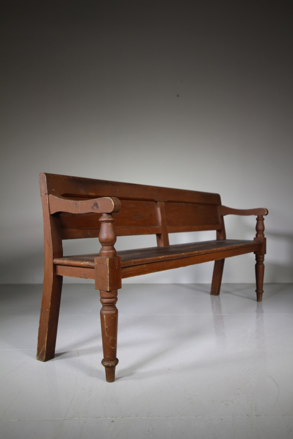 English Antique Hallway Bench Seat 