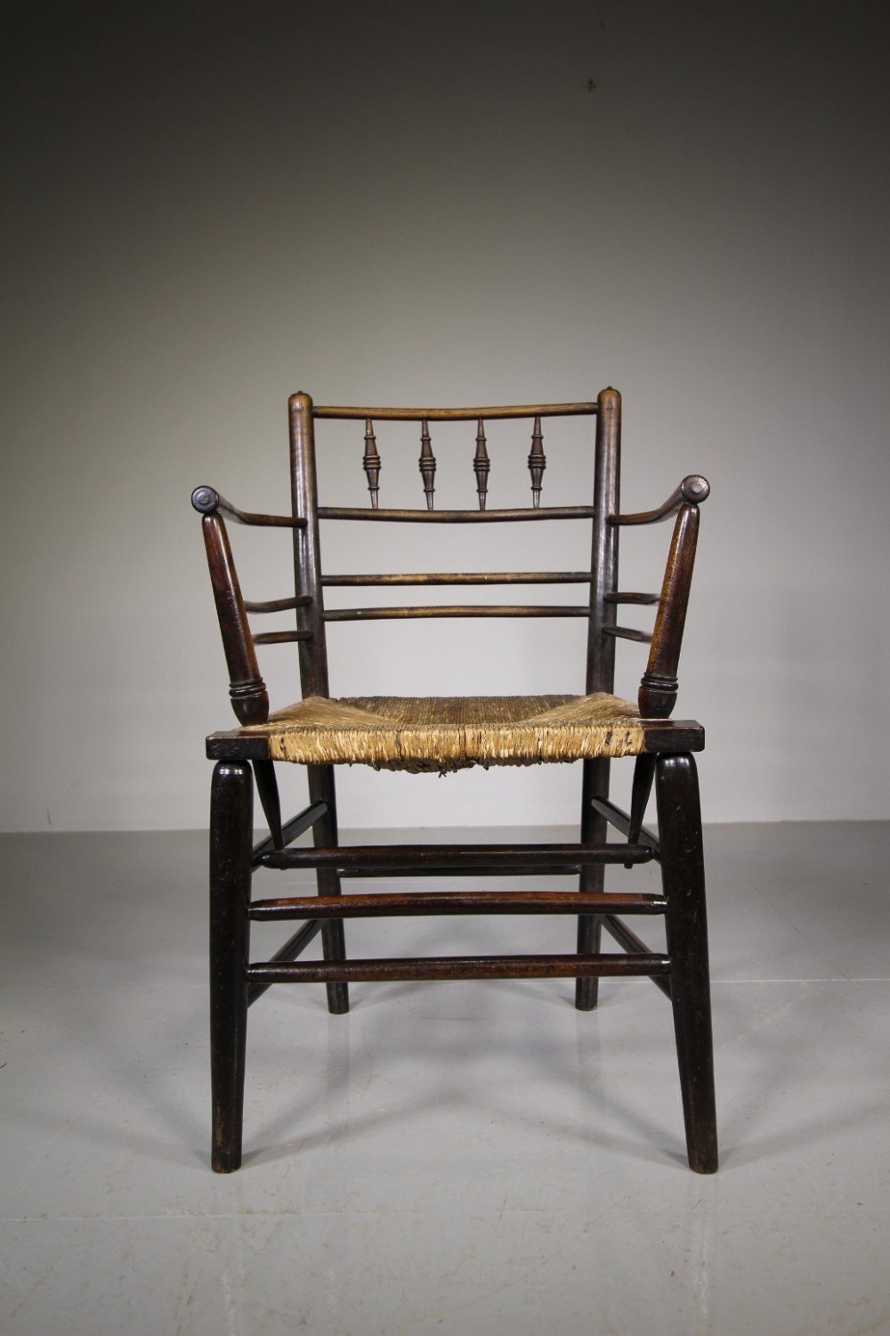 William Morris Antique Sussex Armchair.
