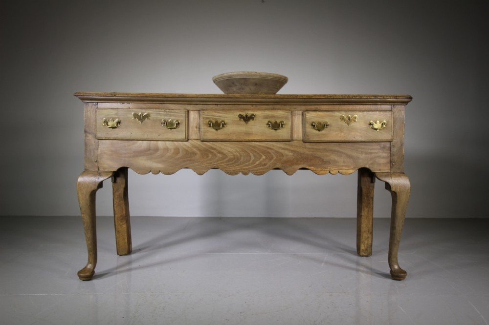 English 18th Century Antique Elm Dresser