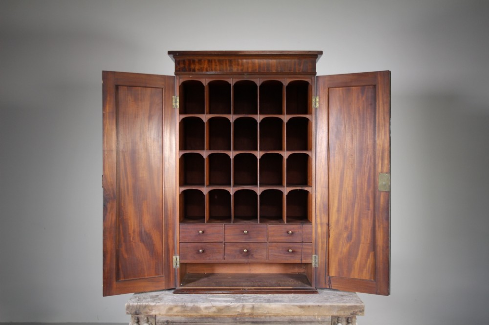 Regency Antique Wall Cabinet – Fabulous Interior