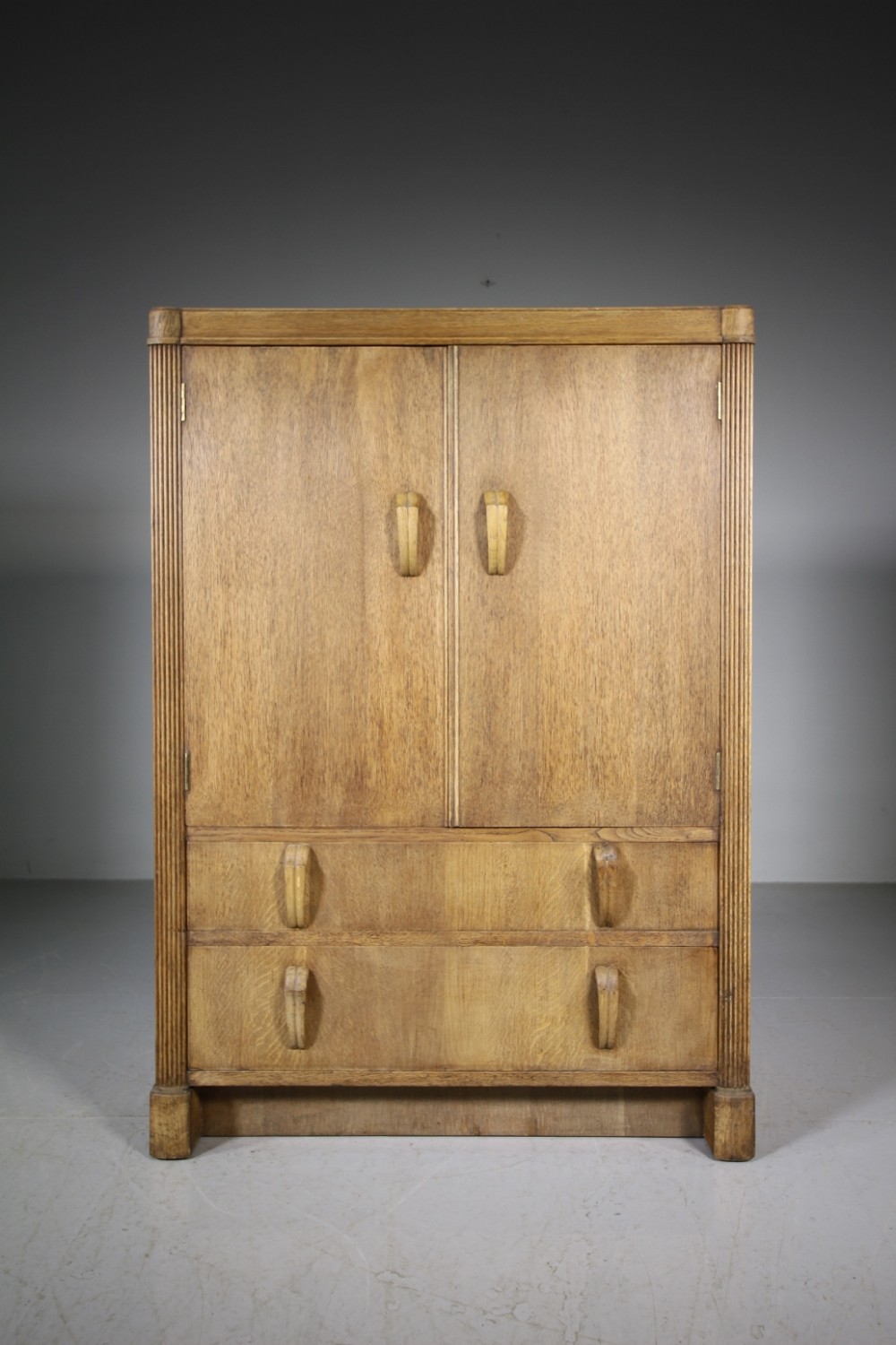 Heals 1930’s Odeon Oak Tall Boy