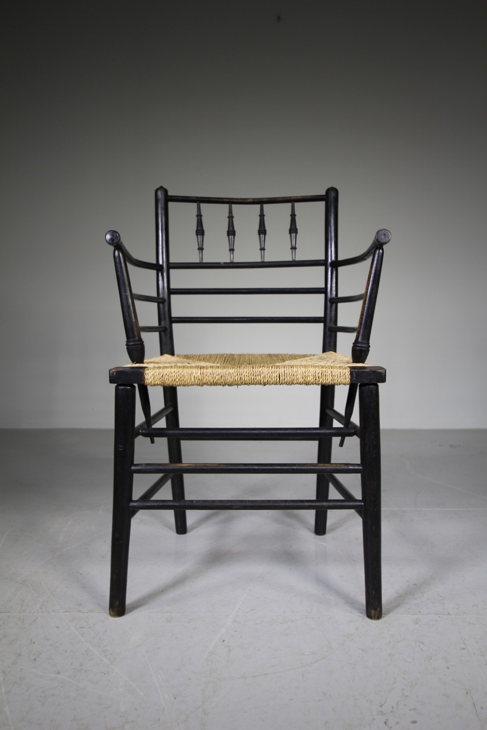 19th Century Antique Sussex Chair by William Morris