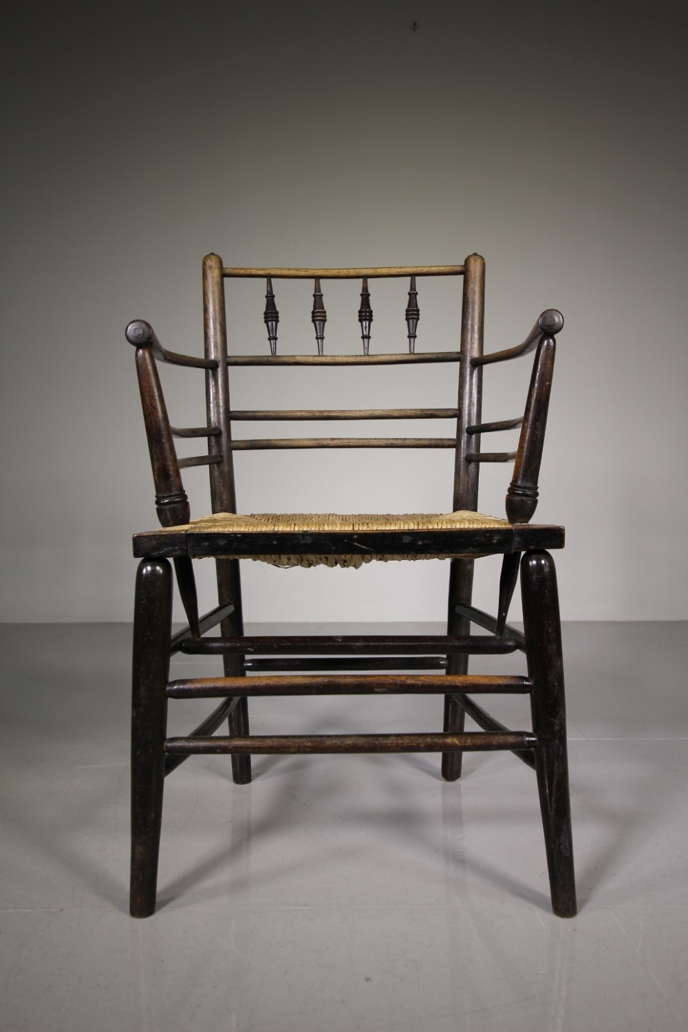 19th Century Antique Sussex Chair by William Morris
