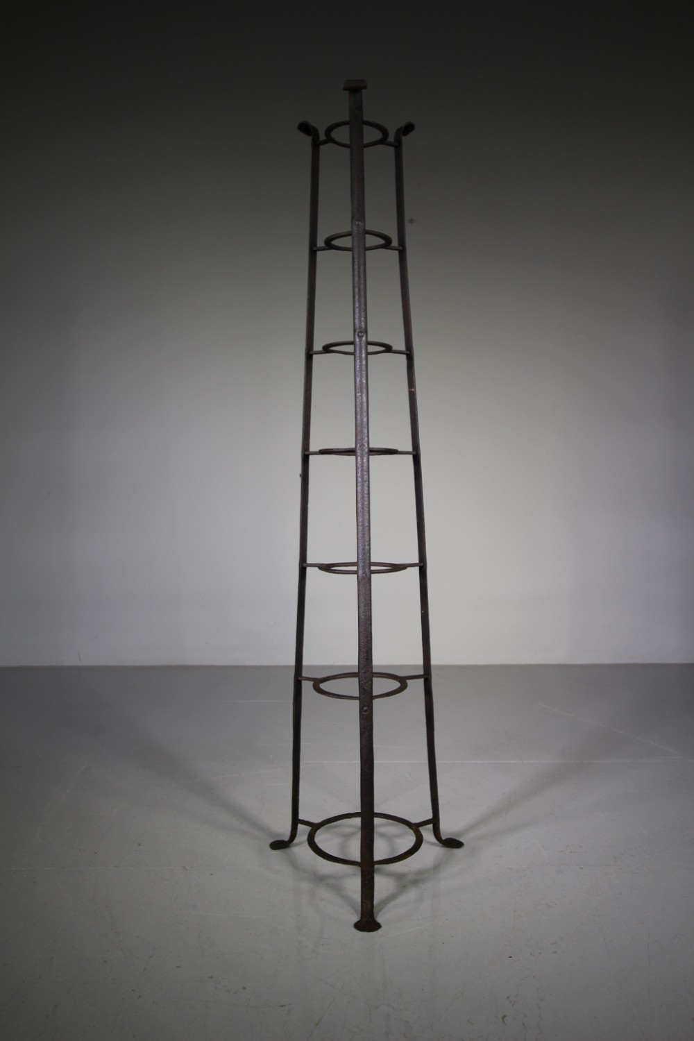 Early 19th Century English Antique Iron Pan Stand