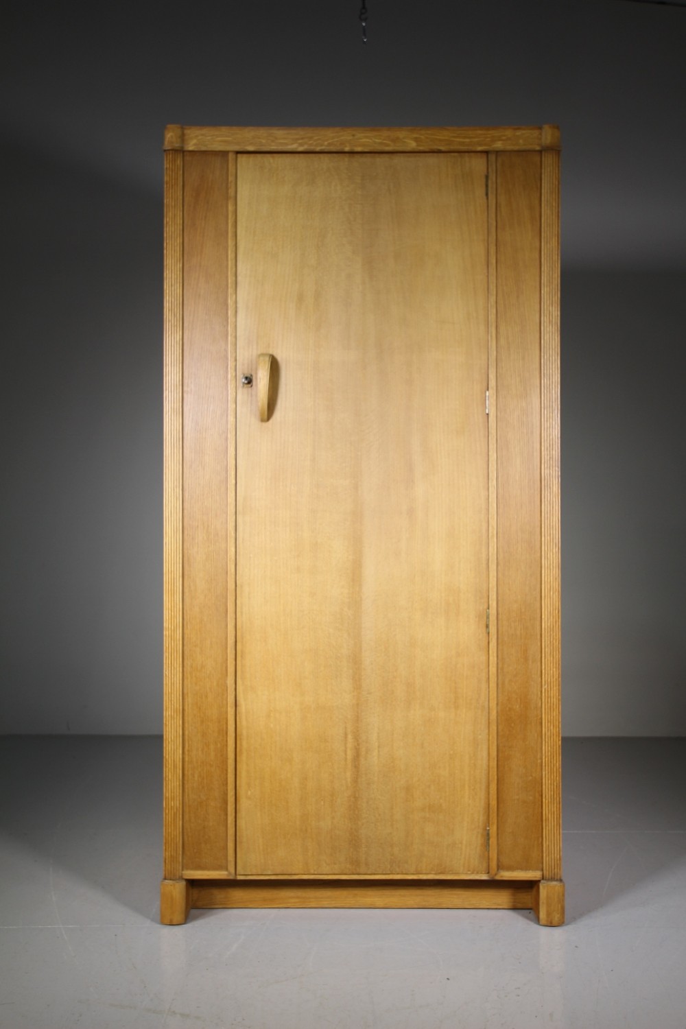 1930’s Heals of London Oak Odeon Wardrobe