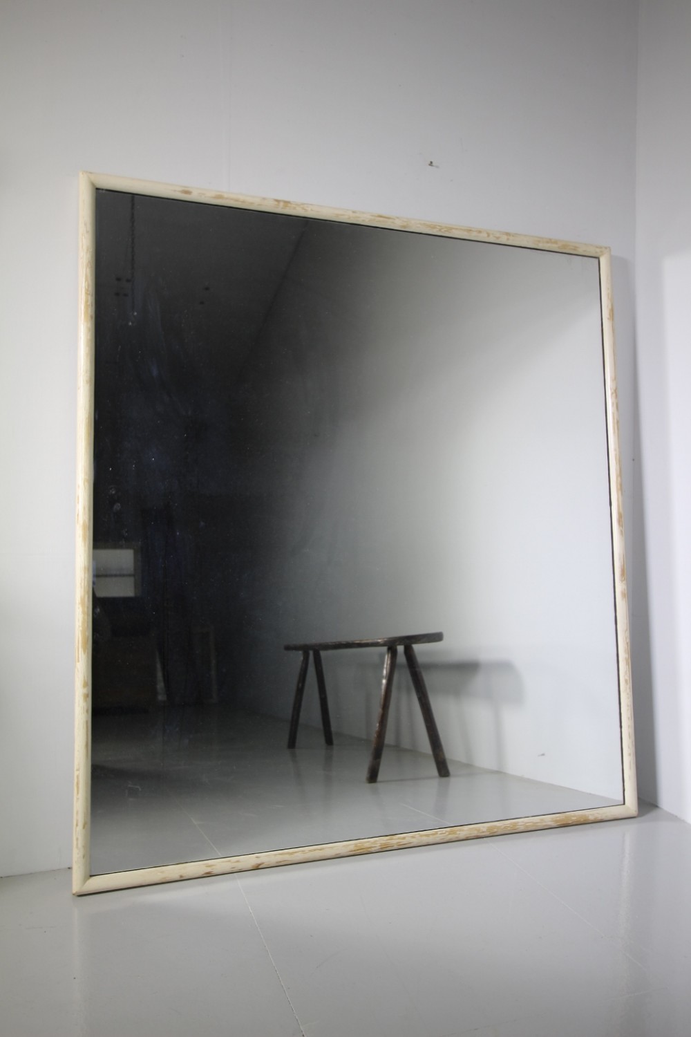 Large 19th Century Antique Shop Fitting Mirror