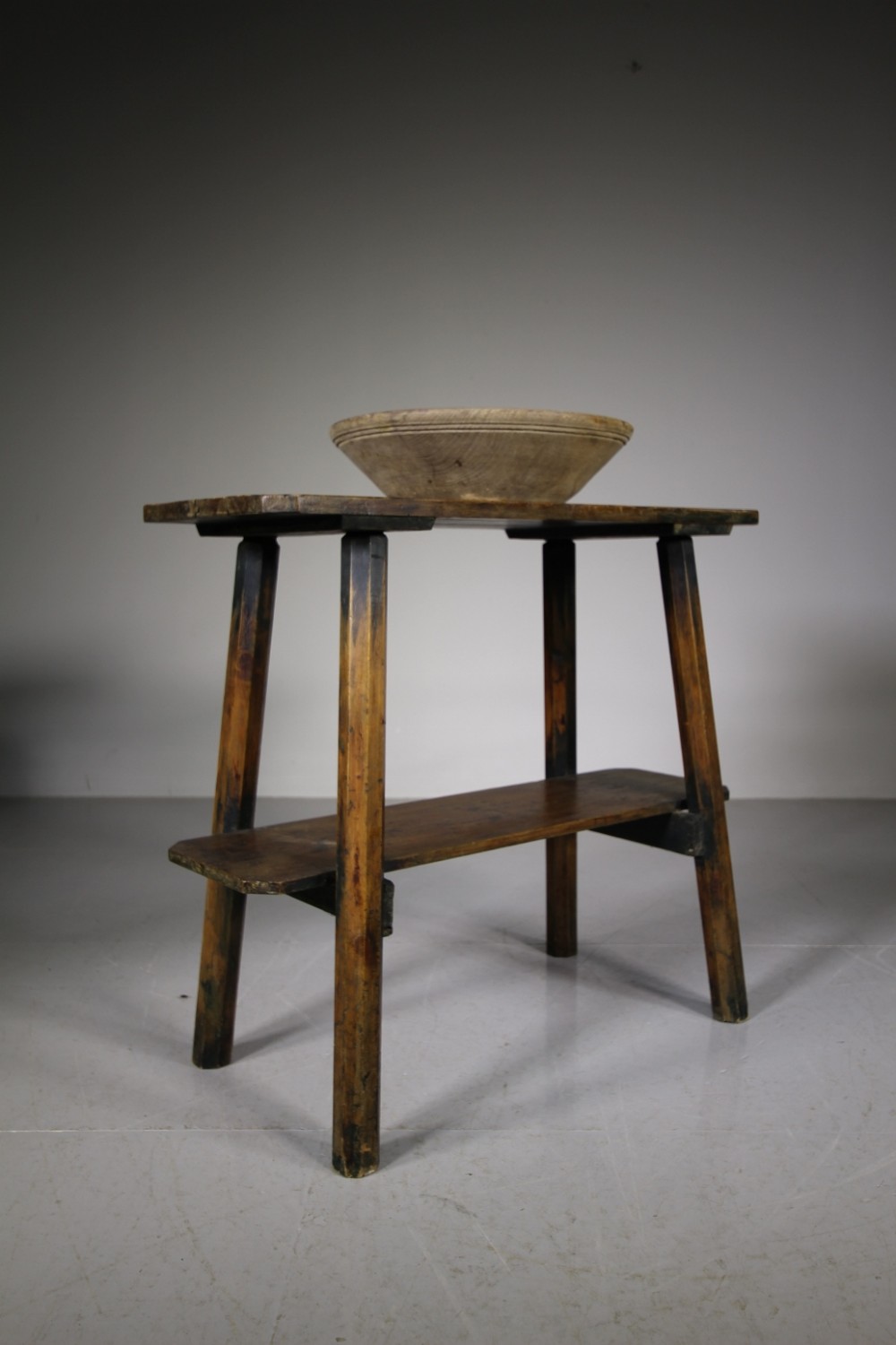 English 19th Century Antique Pine Dairy Table