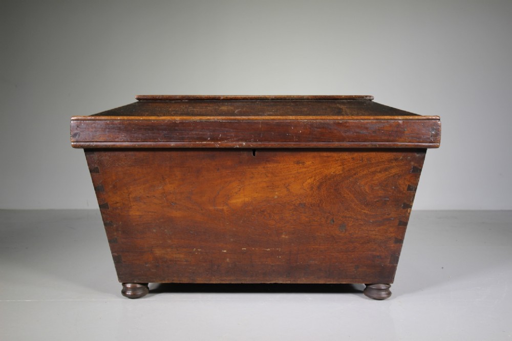 English Regency Antique Wine Cooler in Teak