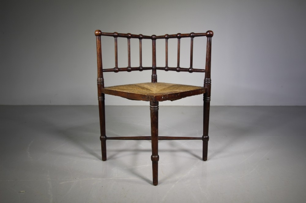 English Antique Arts & Crafts Armchair Retailed by Liberty London