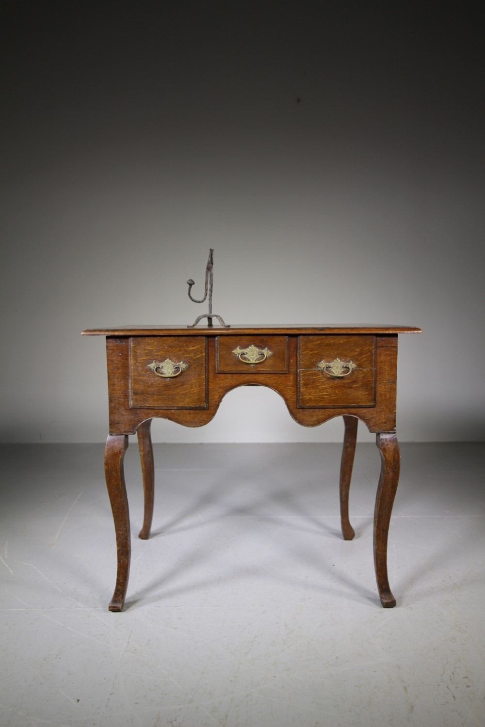 Welsh 18th Century Antique Oak Lowboy Table