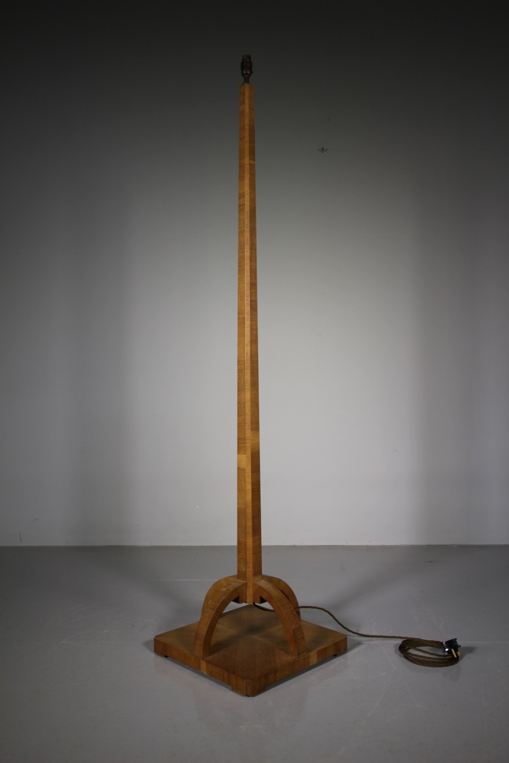 English Antique Art Deco Standard Lamp – Rewired