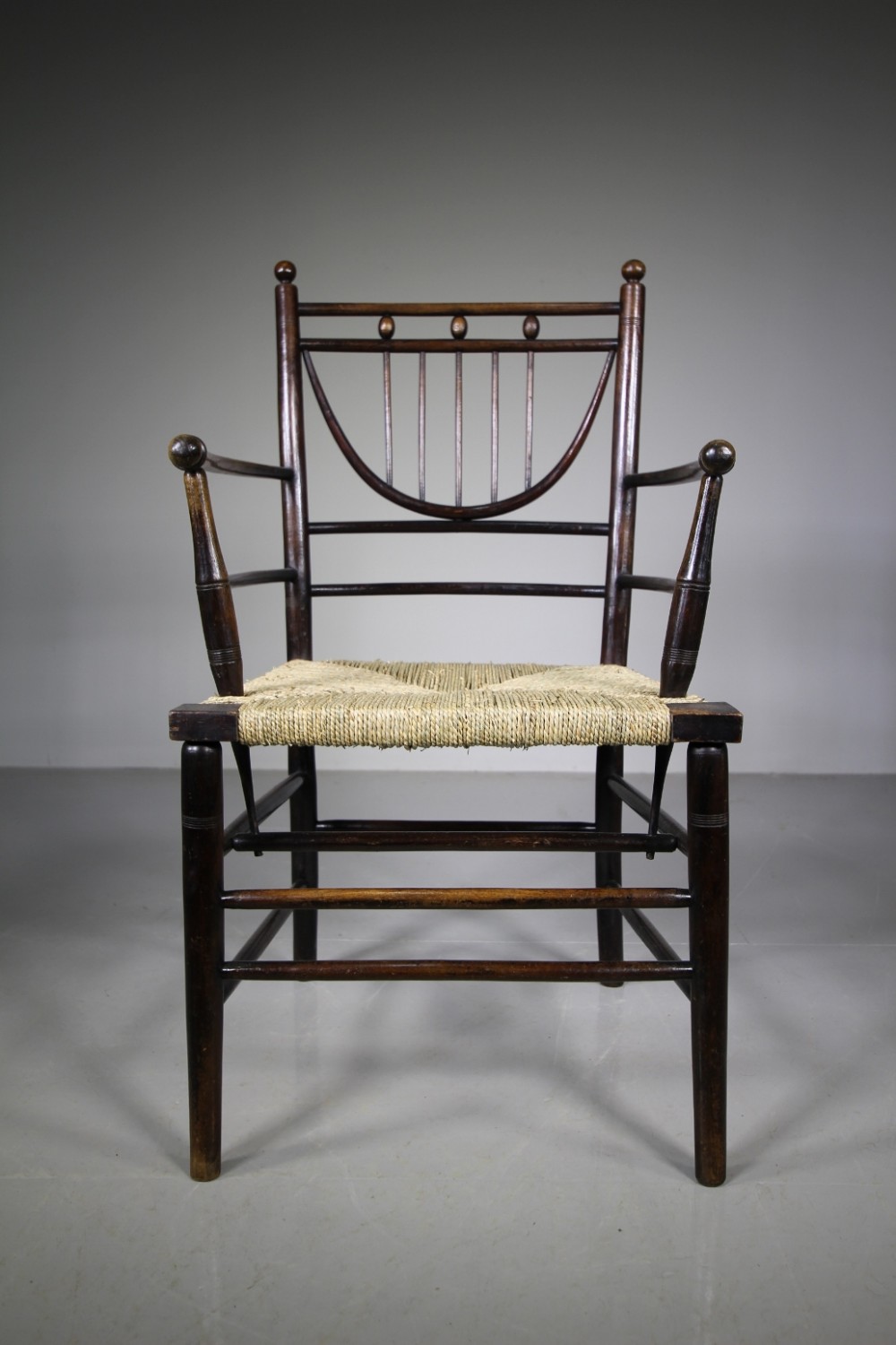 19th Century Heals Antique Sussex Armchair