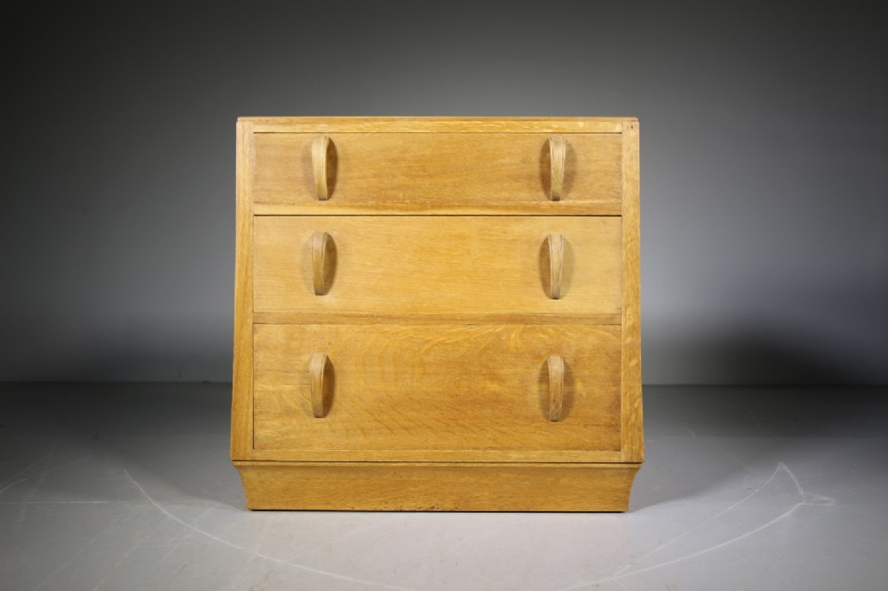 Heals of London 1930’s Oak Chest of Drawers – Labelled