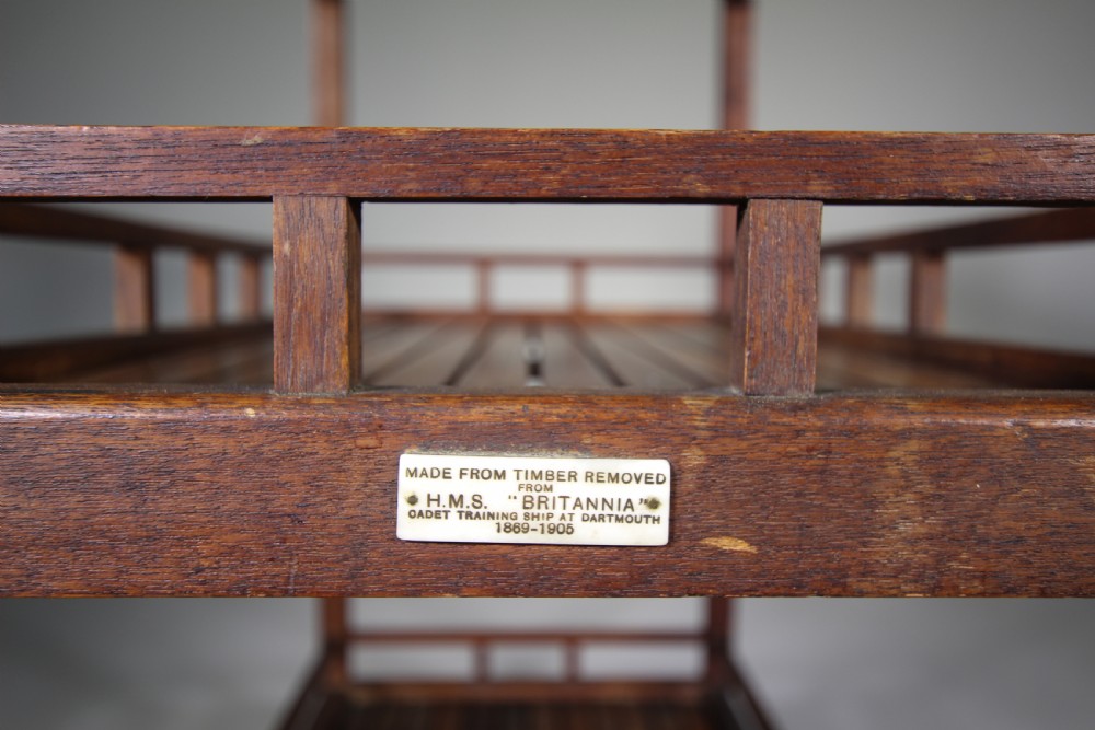 Edwardian Antique Teak Trolley by Hughes Bolckow & Co View XI
