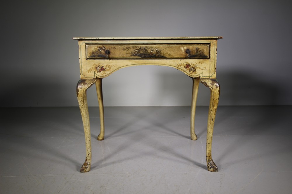 English 19th Century Antique Chinoiserie Low Boy Table
