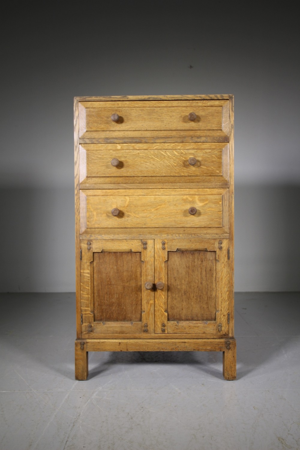 1930’s Bath Cabinet Makers Oak Chest