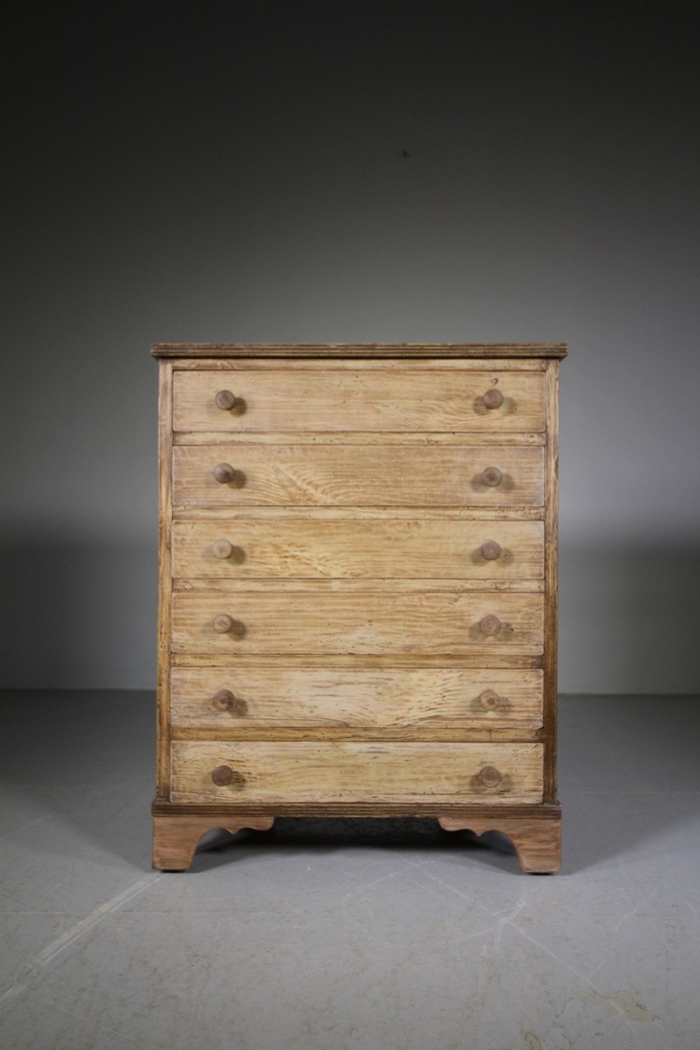 Regency Antique Original Painted Pine Chest of Drawers