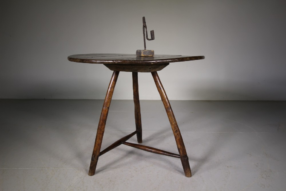 English 18th Century Antique Oak Dairy Table