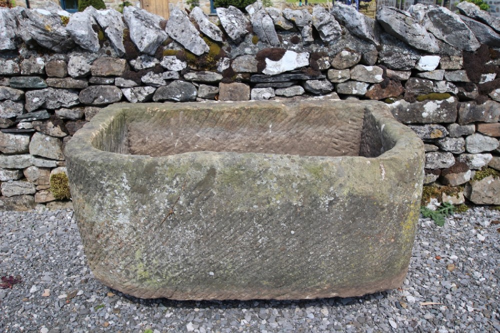 Fabulous Large English 18th Century Antique Stone Trough