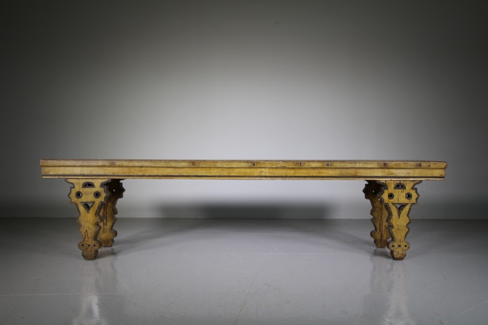 English Regency Original Painted Pine Window Seat